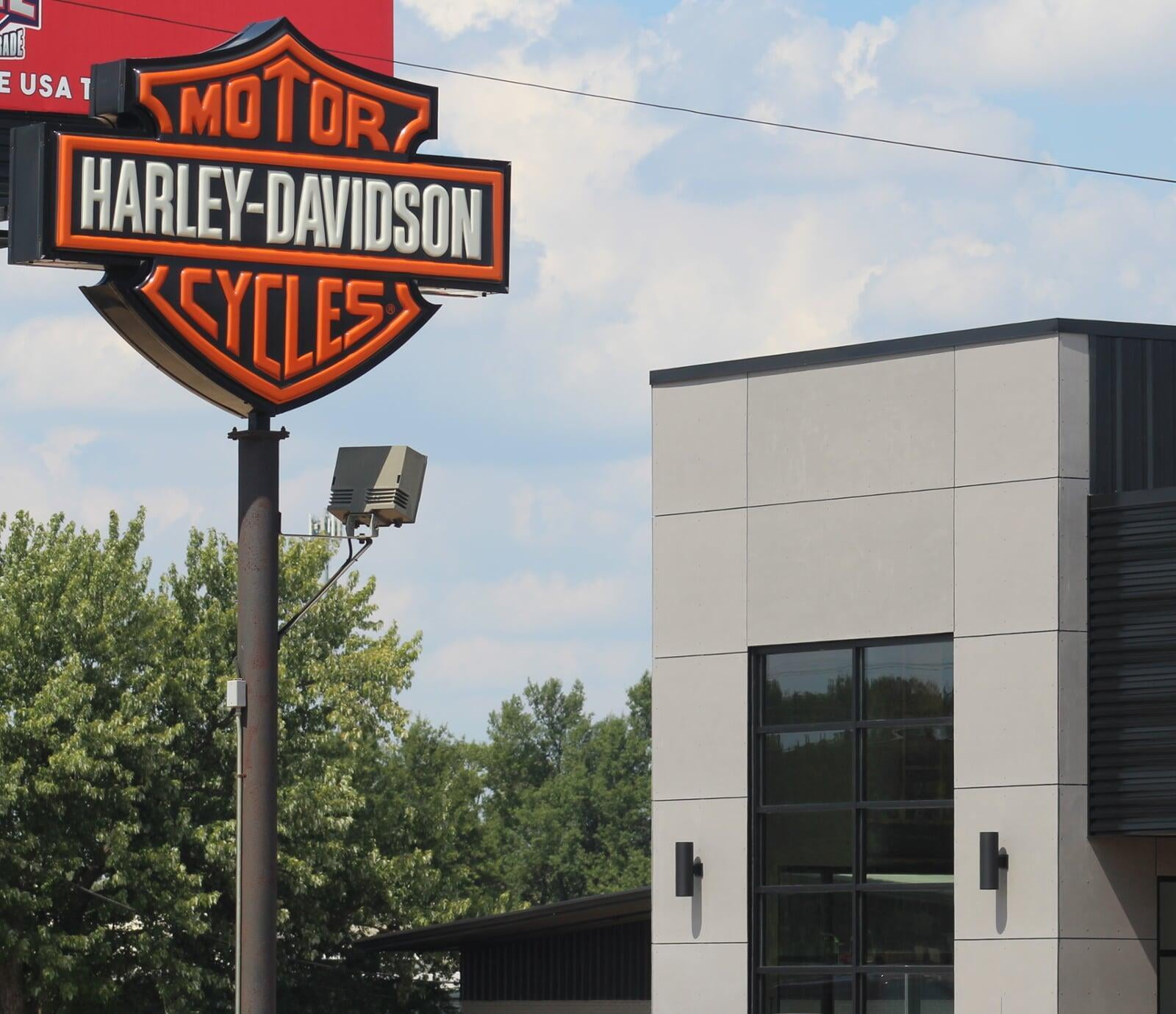 Harley Davidson with American Fiber Cement.